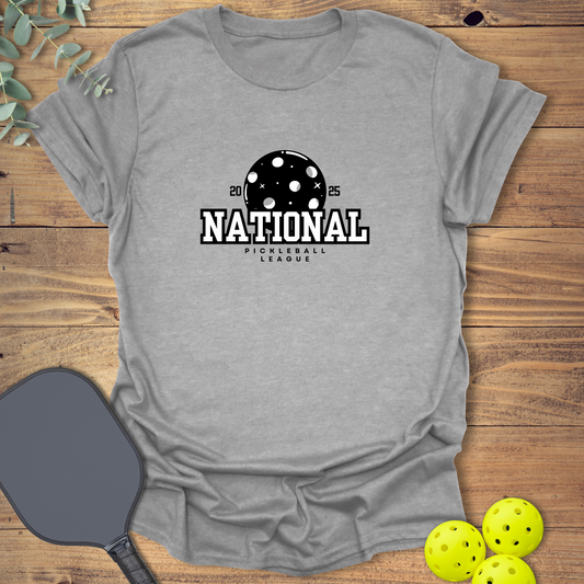 national pickleball league t-shirt in sports grey