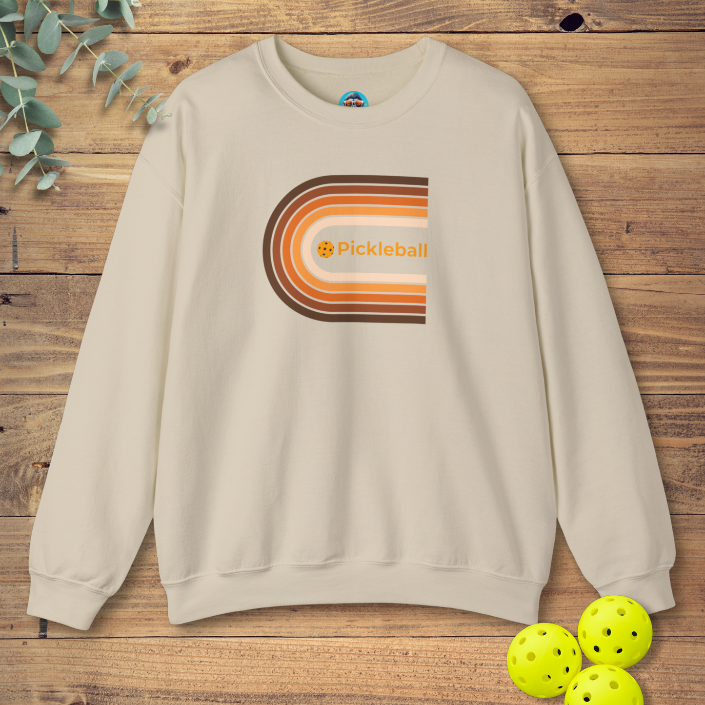 Pickleball Retro Wrap Sweatshirt