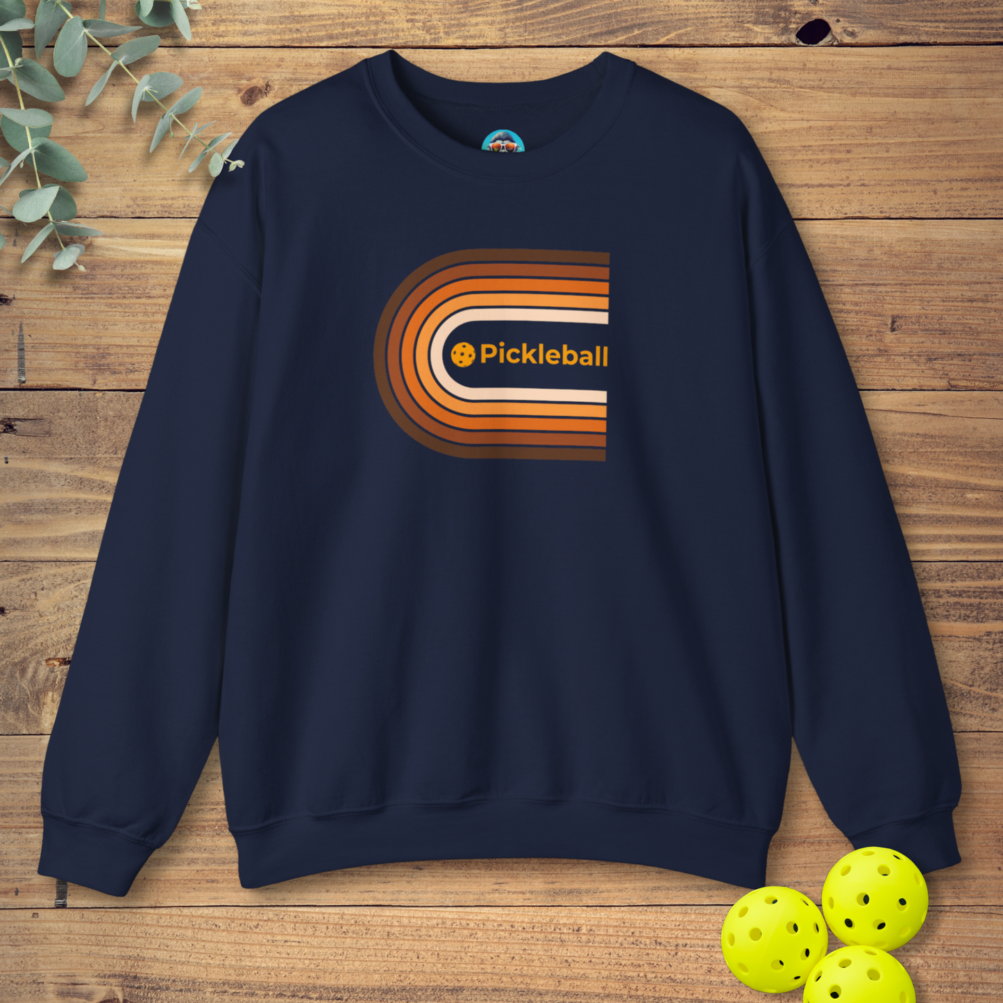 Pickleball Retro Wrap Sweatshirt