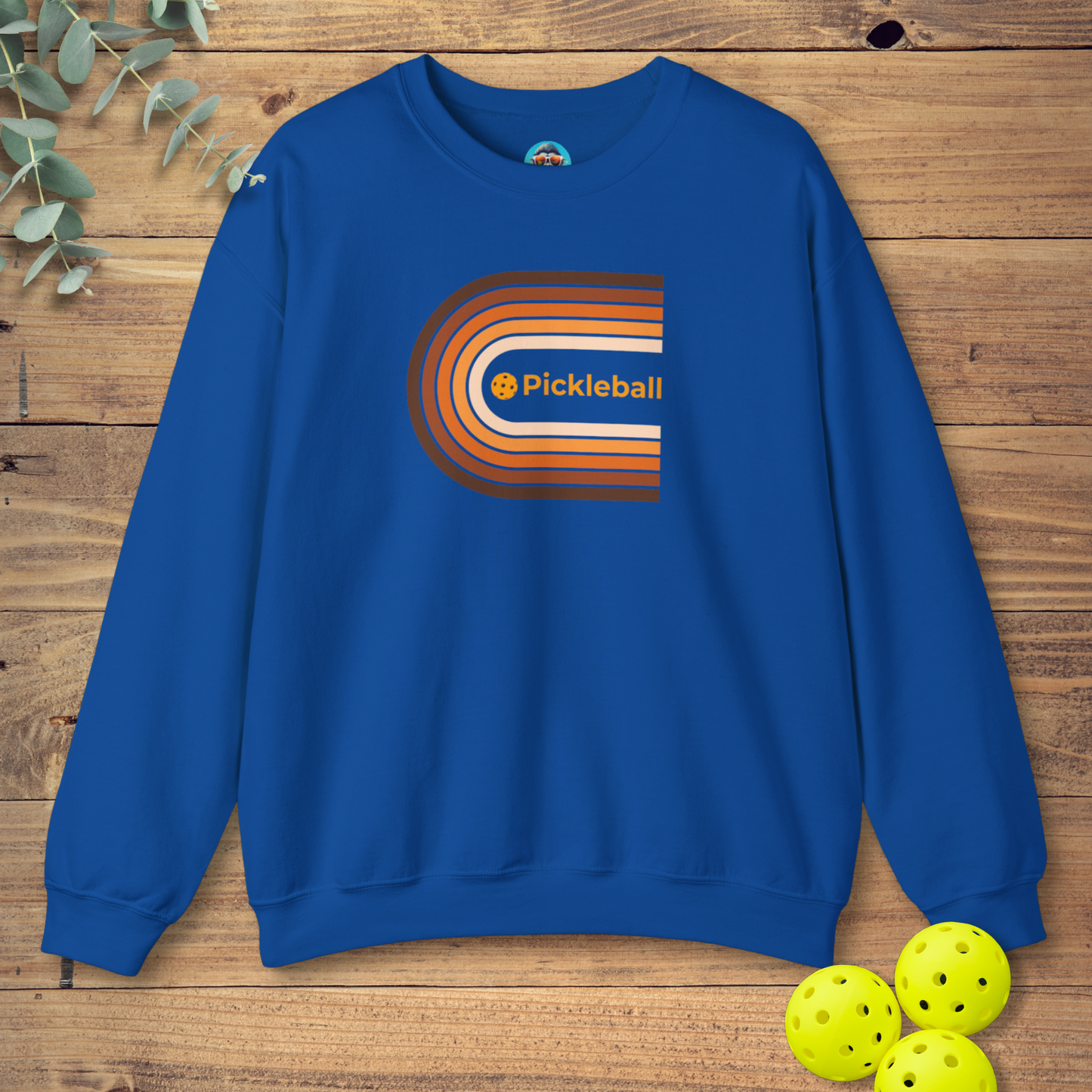 Pickleball Retro Wrap Sweatshirt