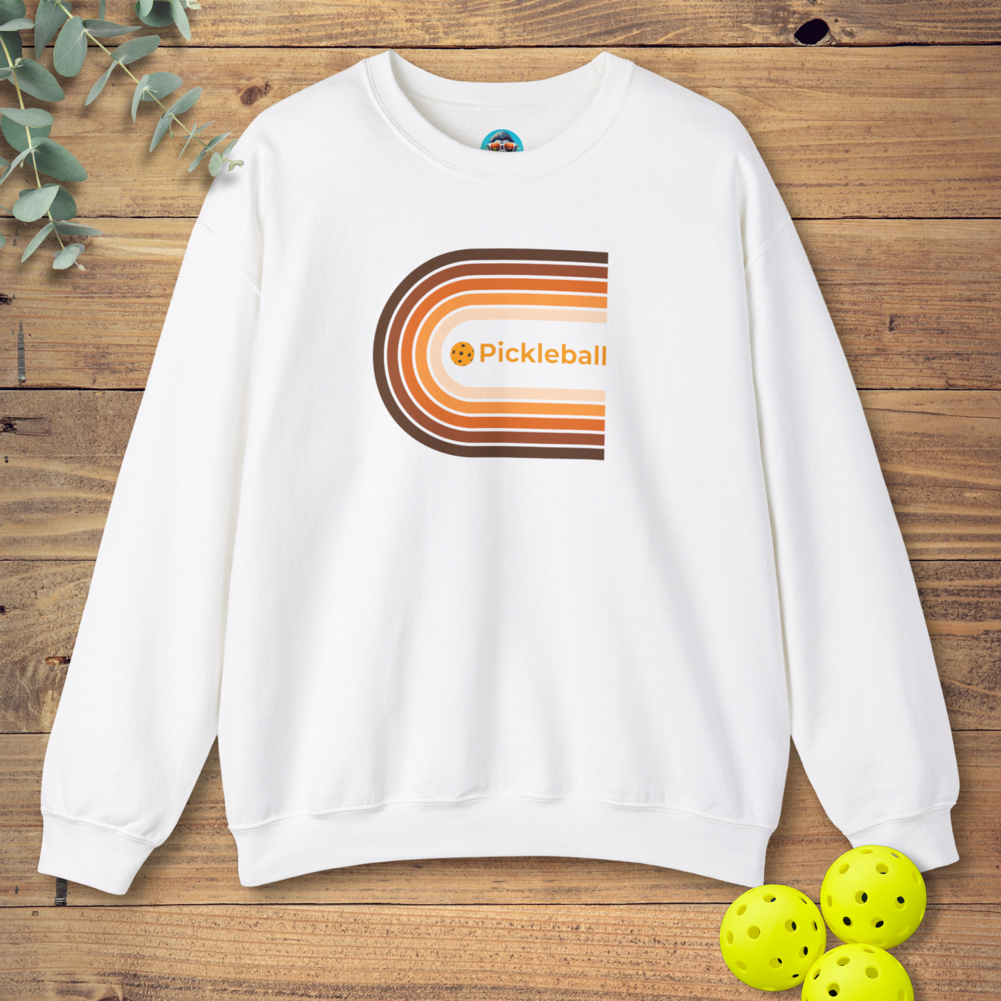 Pickleball Retro Wrap Sweatshirt