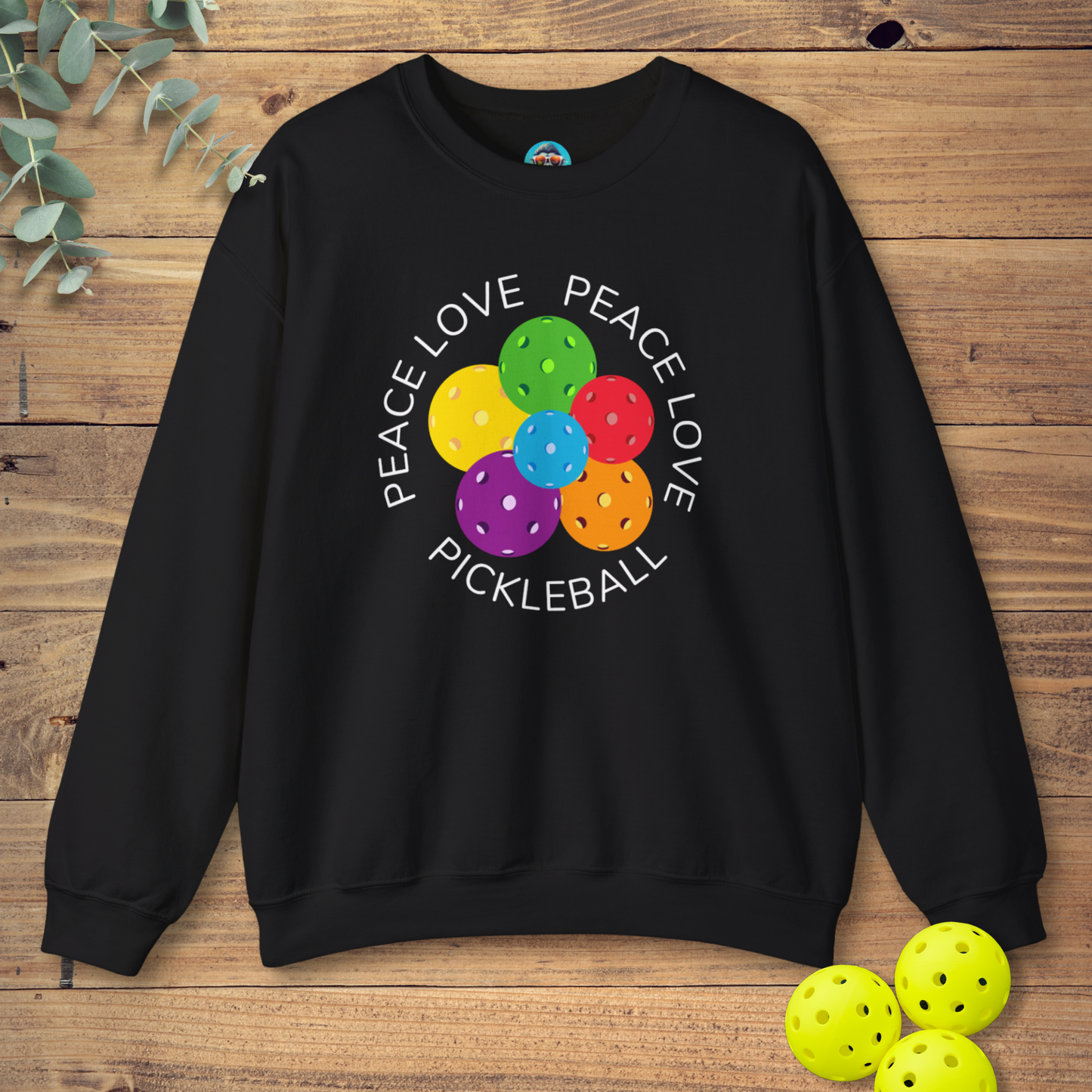 Peace Love Pickleball 2 Sweatshirt