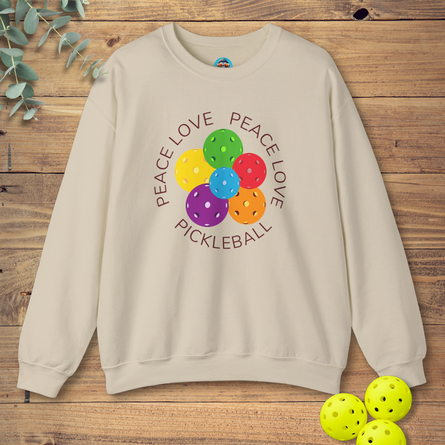 Peace Love Pickleball 2 Sweatshirt