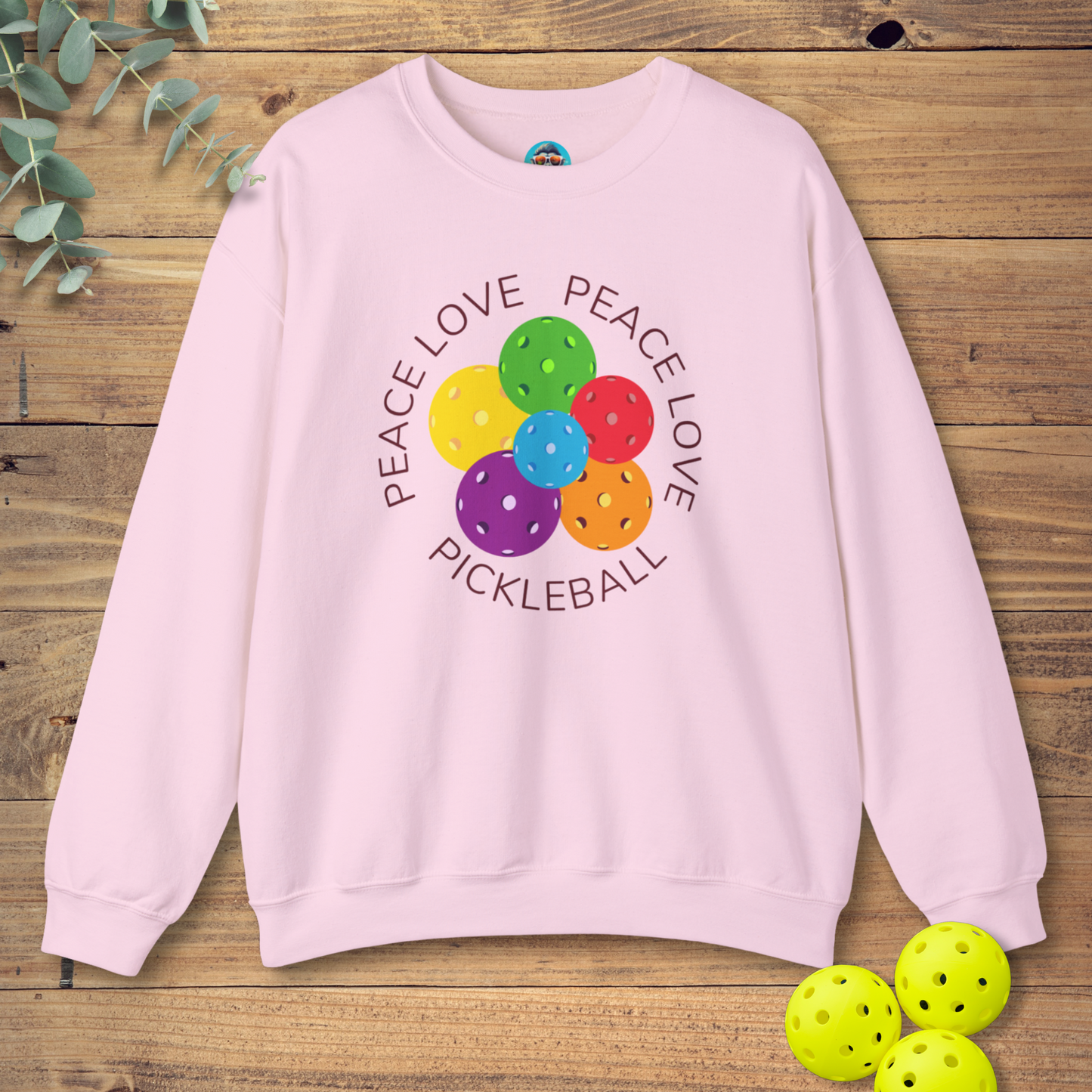 Peace Love Pickleball 2 Sweatshirt