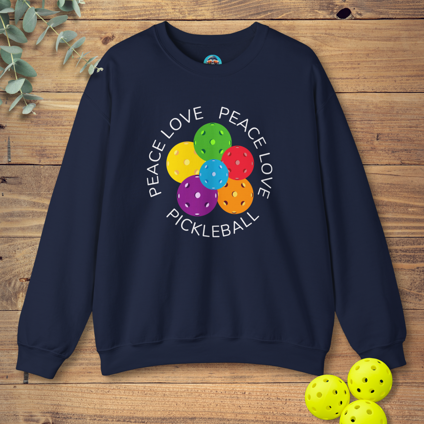 Peace Love Pickleball 2 Sweatshirt