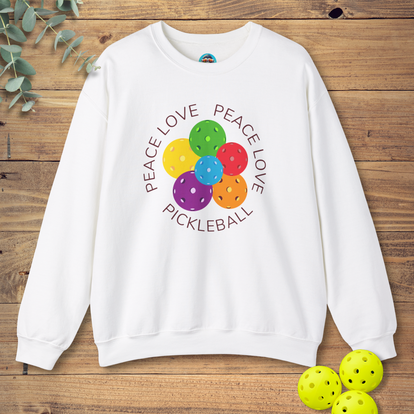 Peace Love Pickleball 2 Sweatshirt
