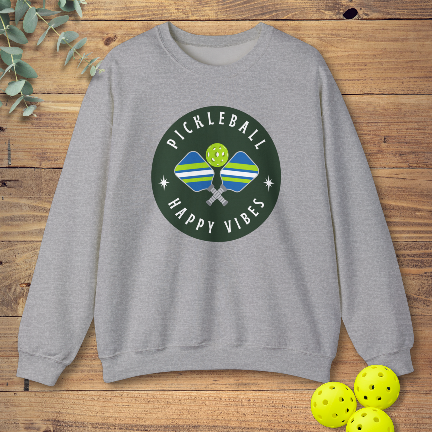 Pickleball Happy Vibes Sweatshirt