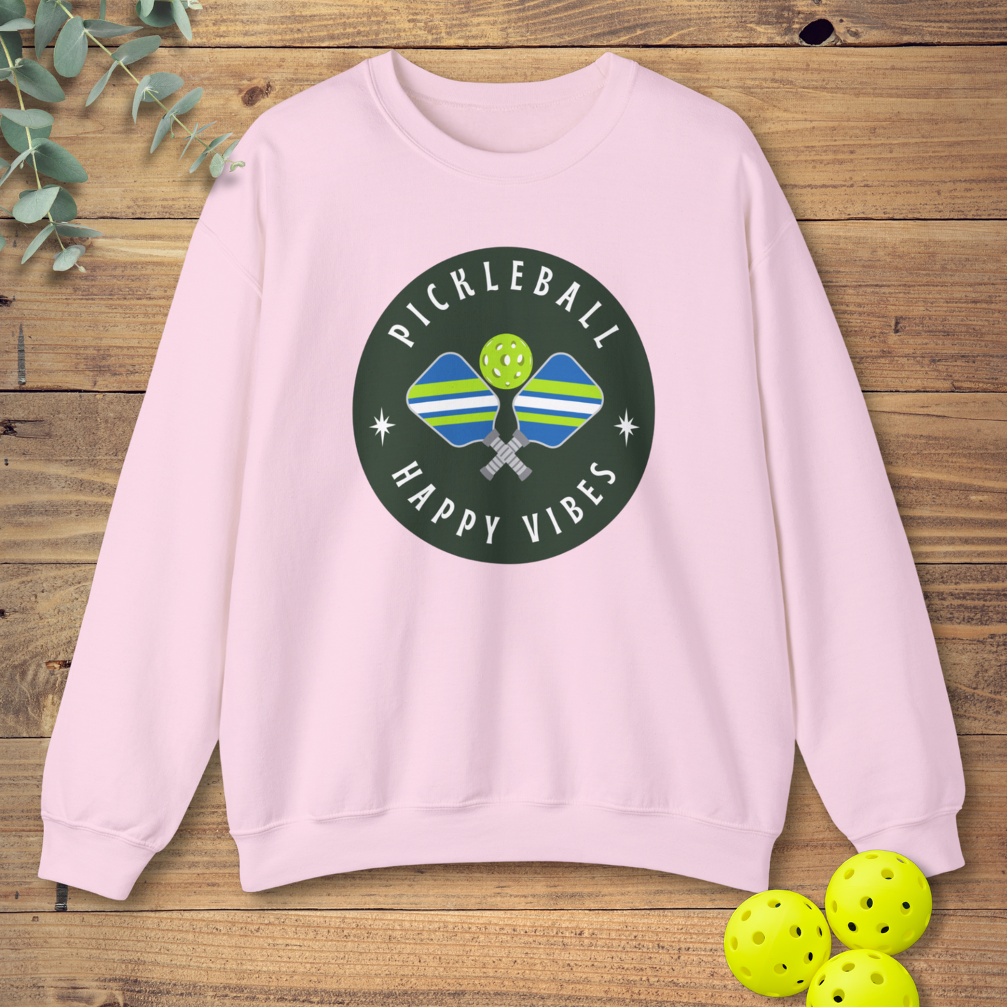 Pickleball Happy Vibes Sweatshirt