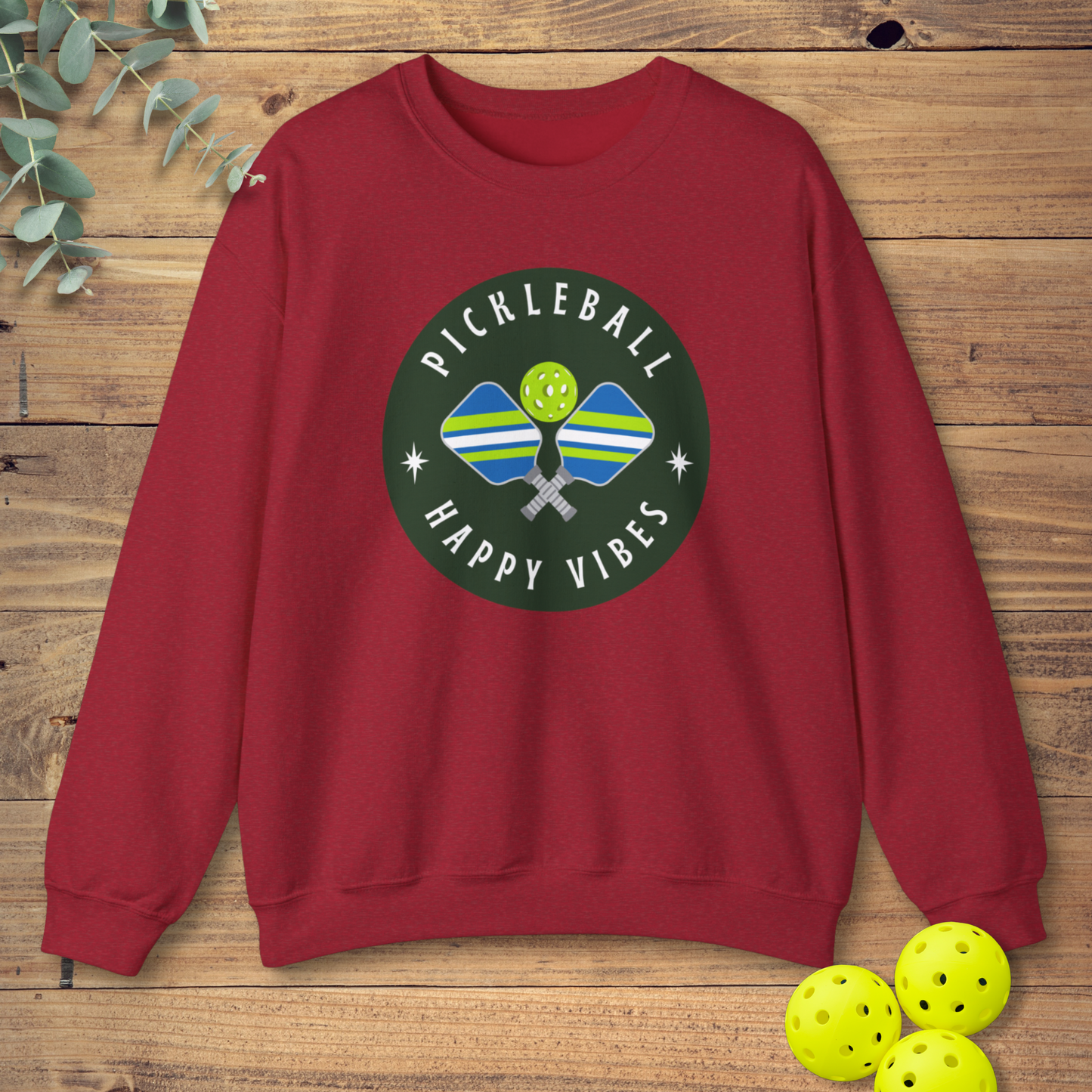 Pickleball Happy Vibes Sweatshirt
