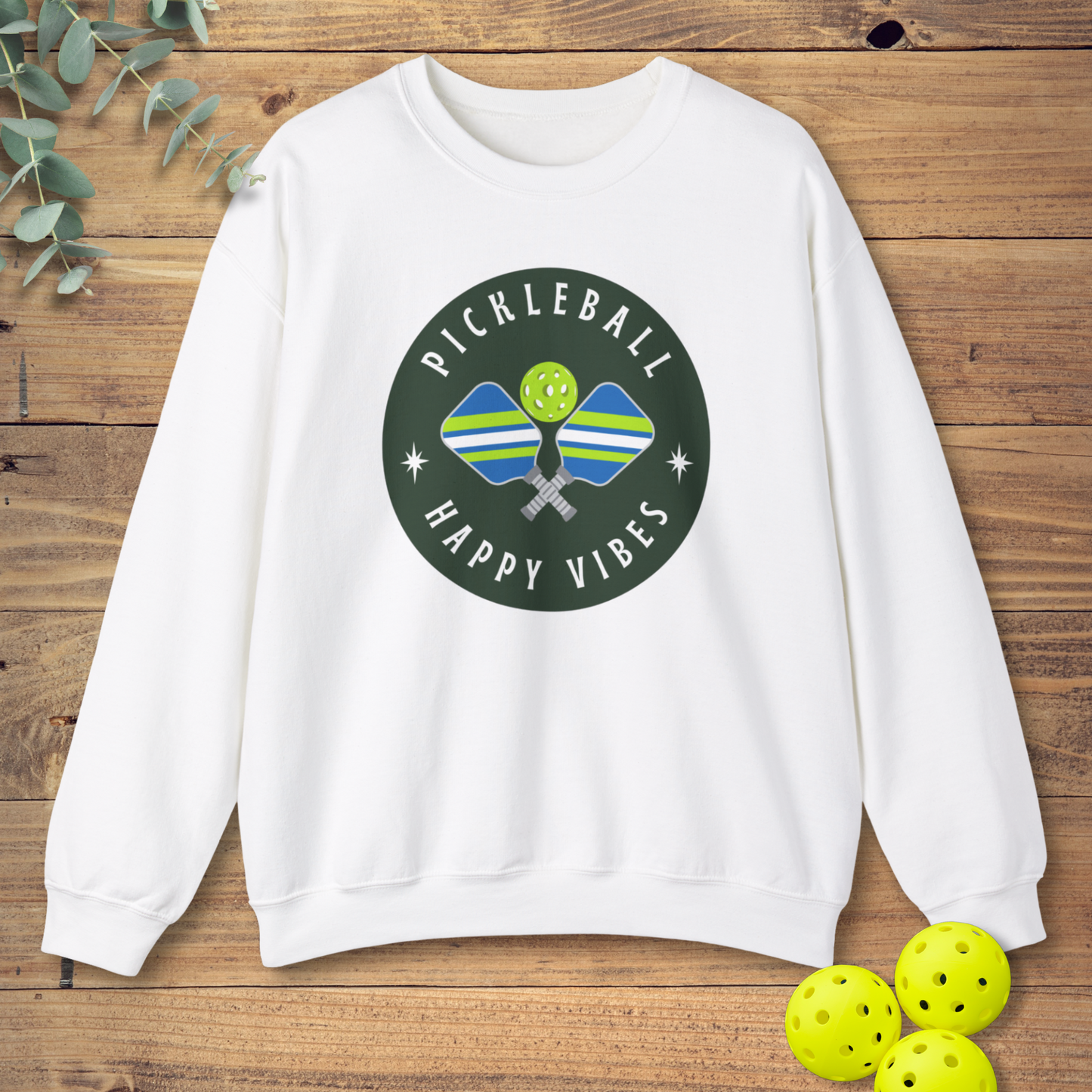 Pickleball Happy Vibes Sweatshirt