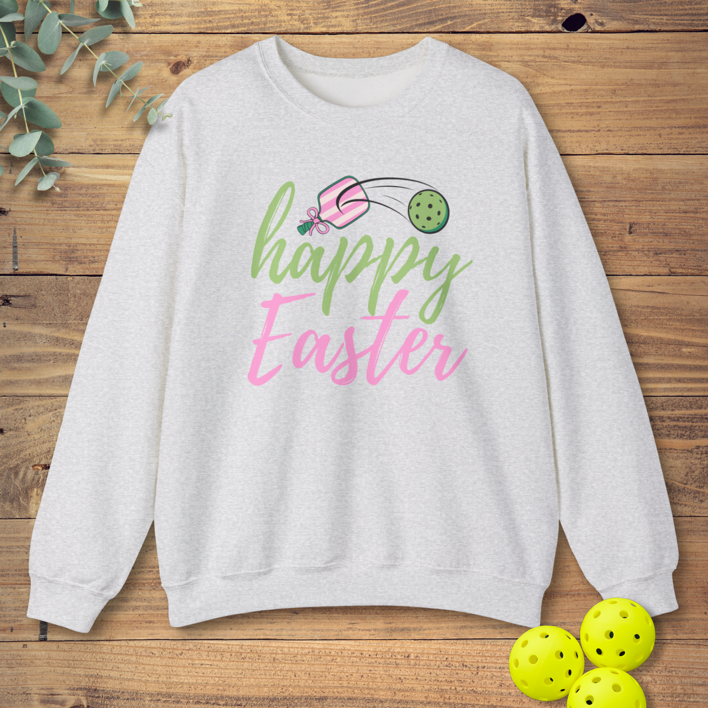 Happy Easter Pickleball Sweatshirt
