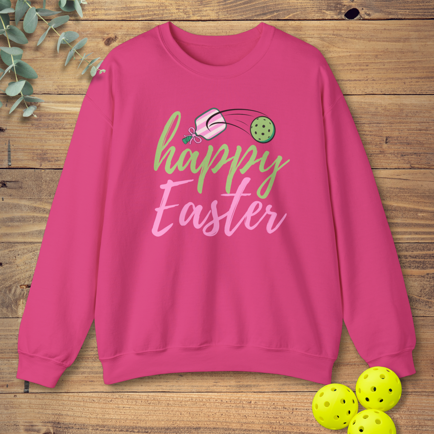 Happy Easter Pickleball Sweatshirt