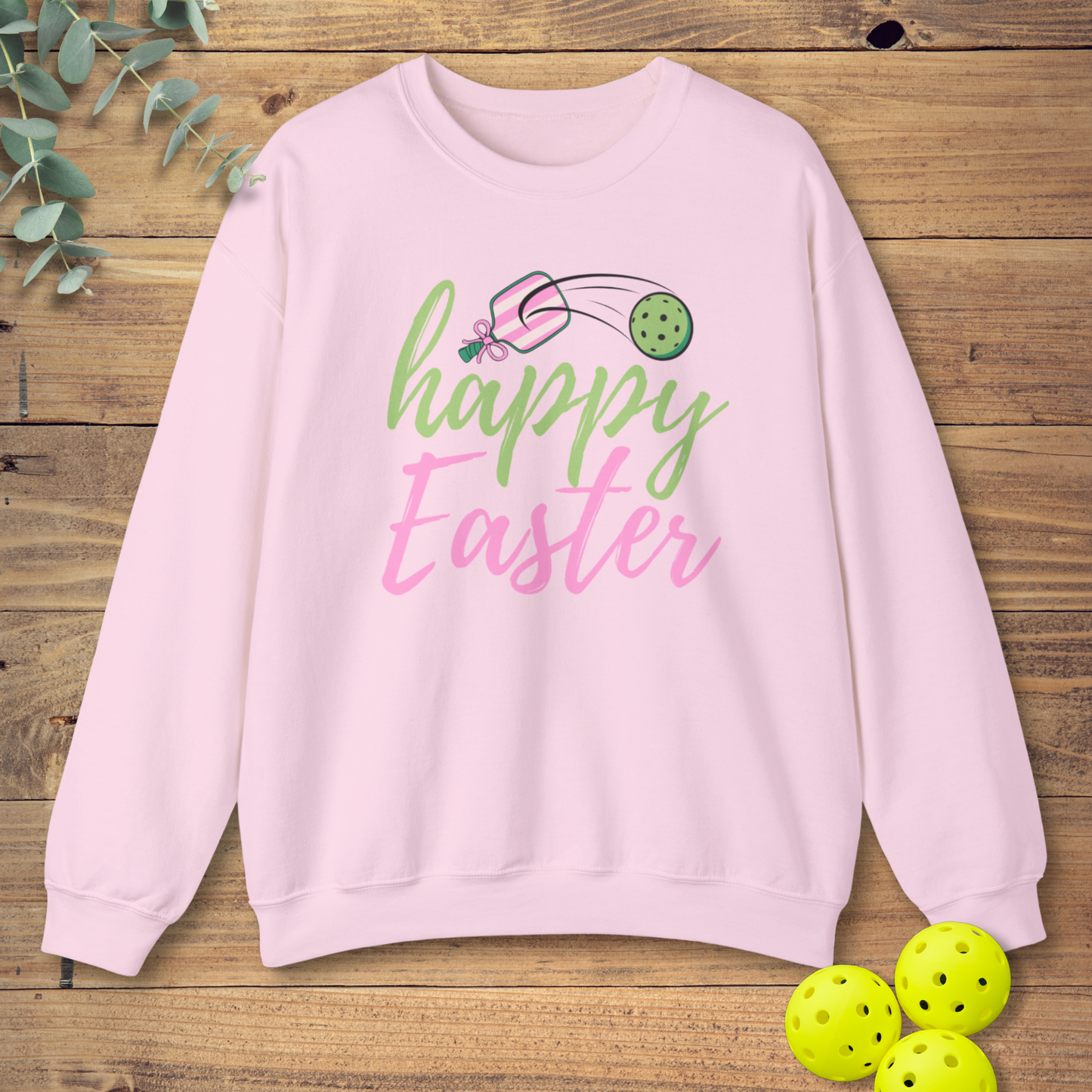 Happy Easter Pickleball Sweatshirt