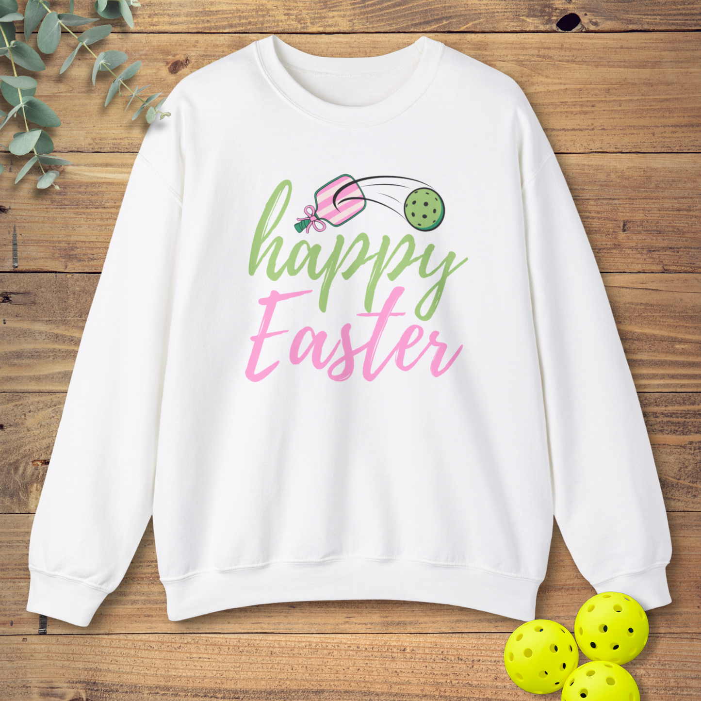 Happy Easter Pickleball Sweatshirt