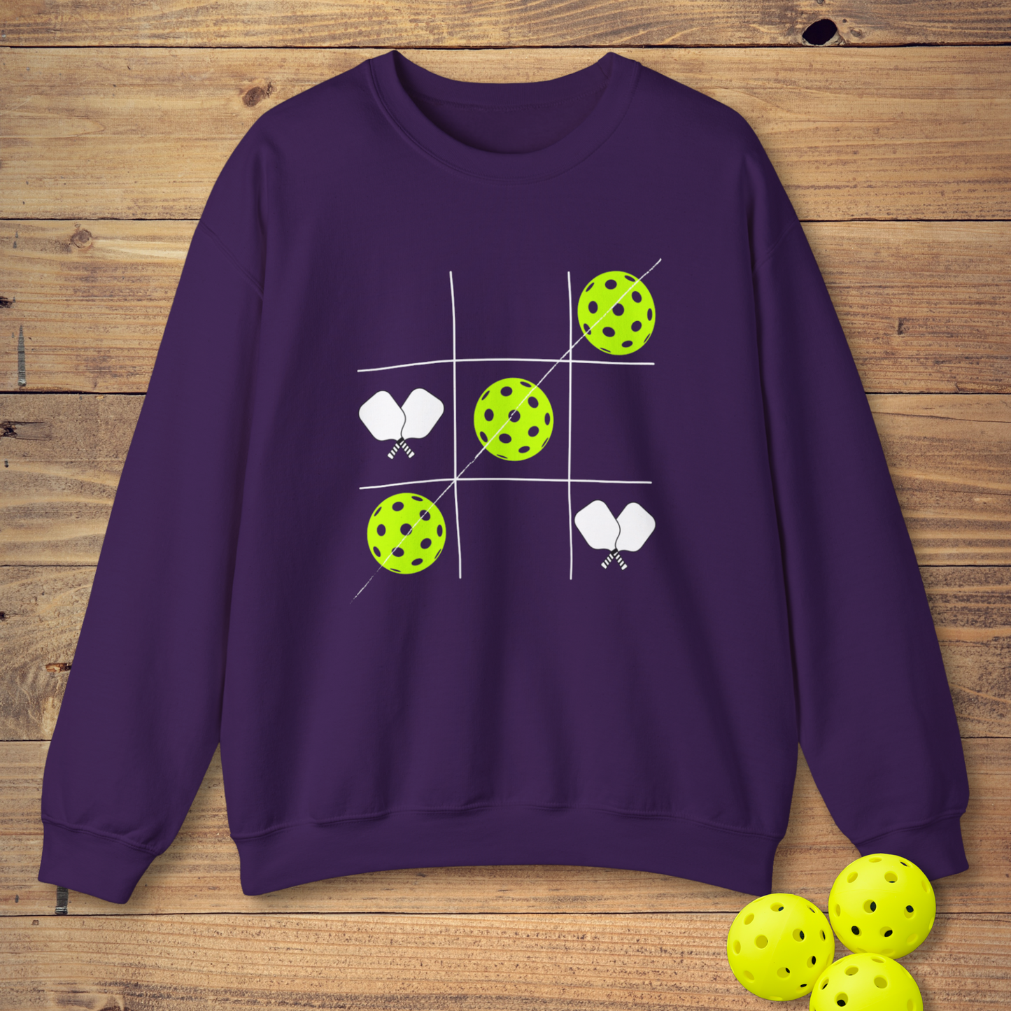 Tic Tac Toe Pickleball Sweatshirt