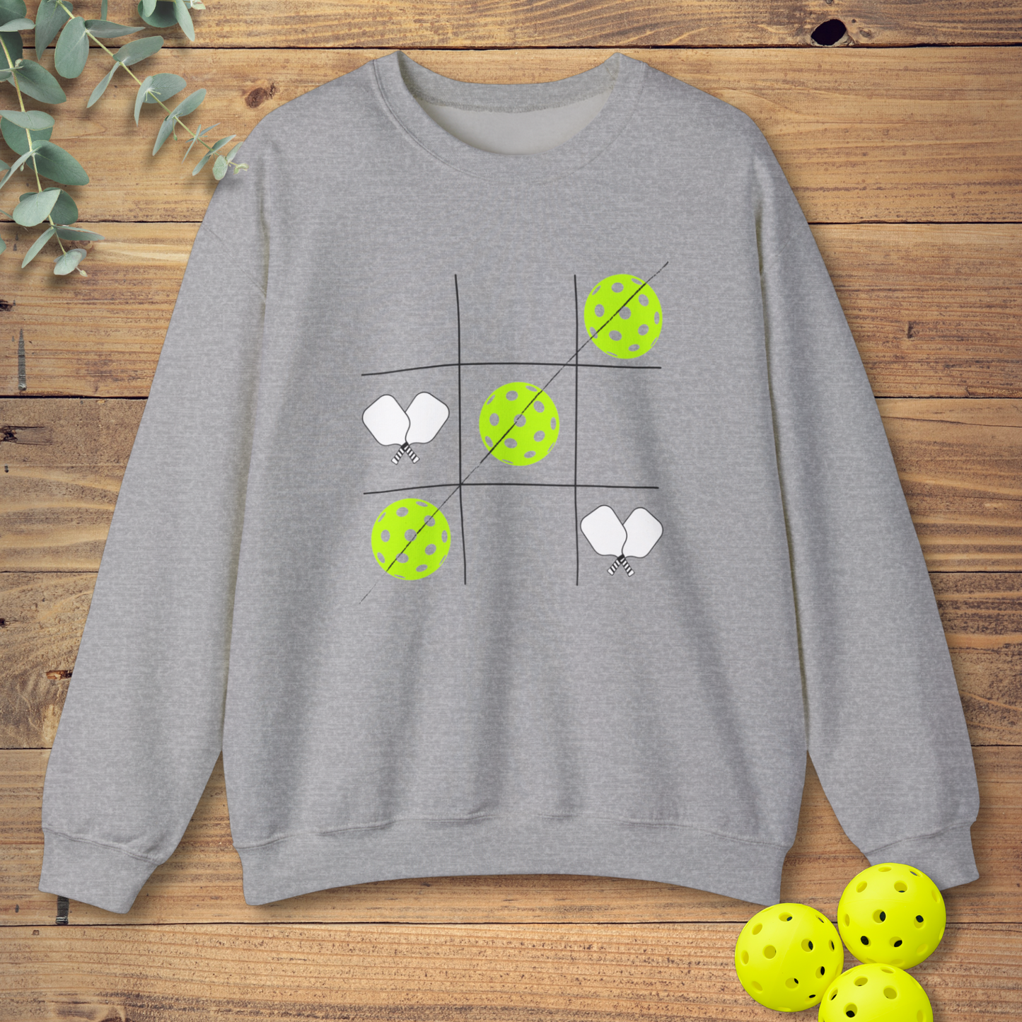 Tic Tac Toe Pickleball Sweatshirt