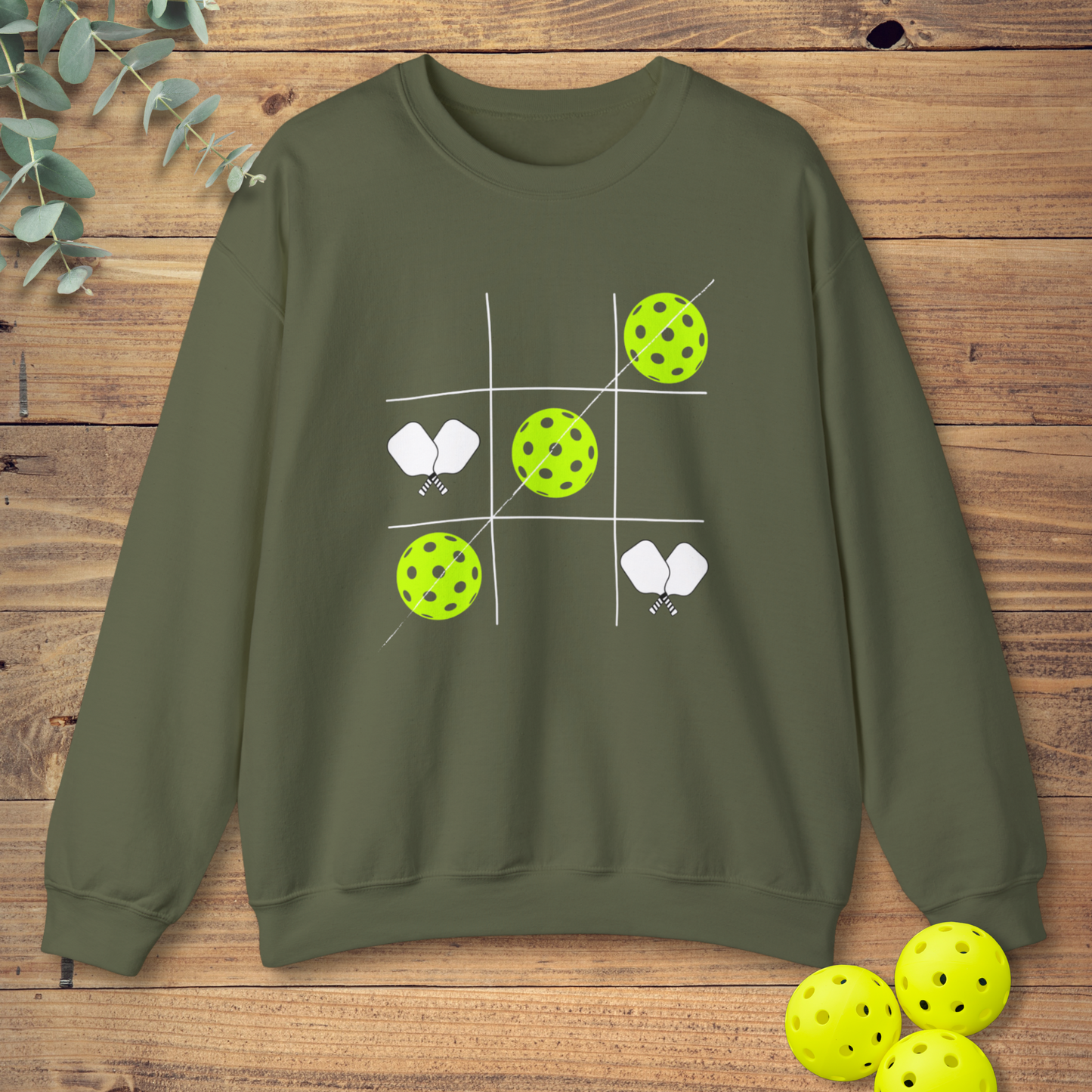 Tic Tac Toe Pickleball Sweatshirt