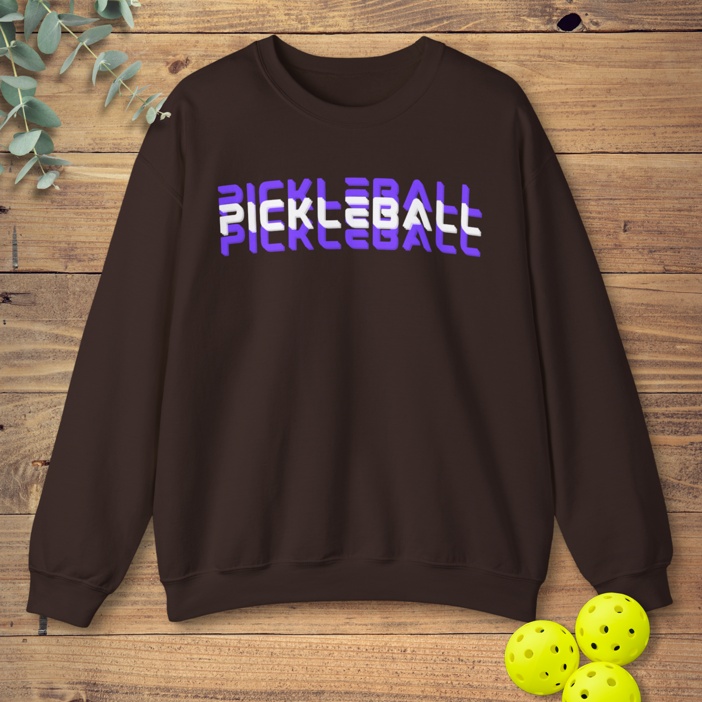 Purple Video Game Pickleball Sweatshirt