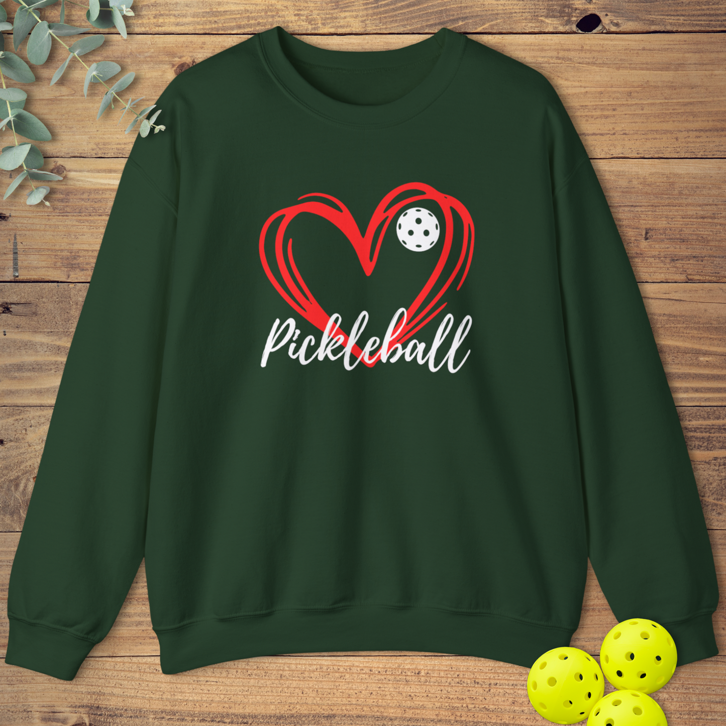 Pickleball Heart Sweatshirt