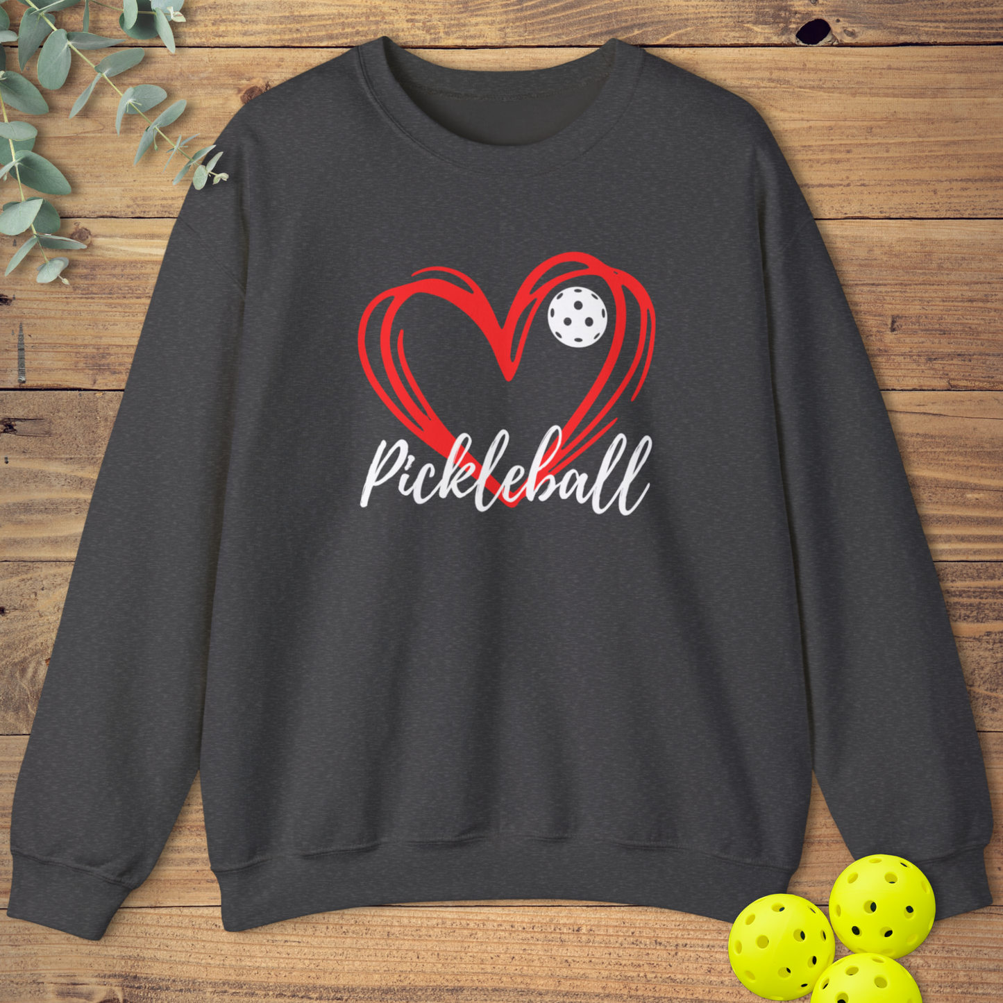 Pickleball Heart Sweatshirt