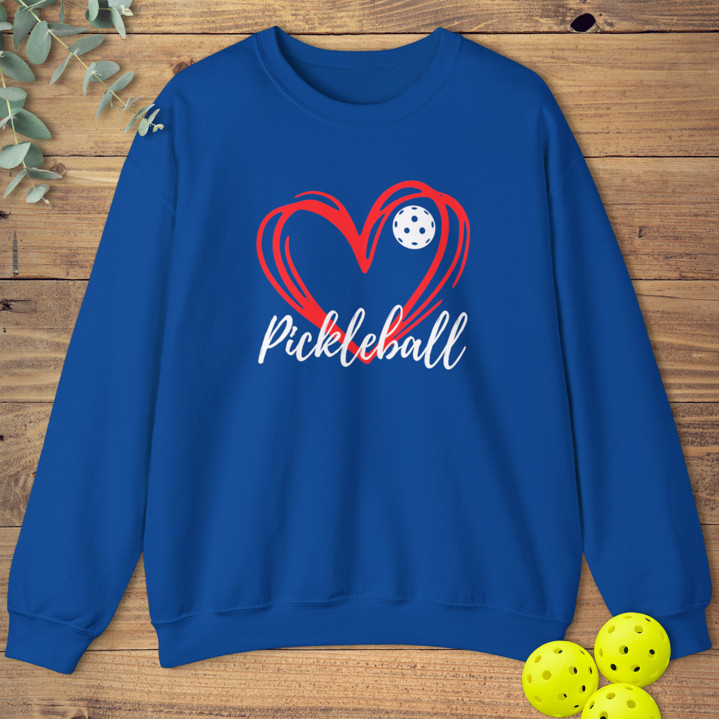 Pickleball Heart Sweatshirt