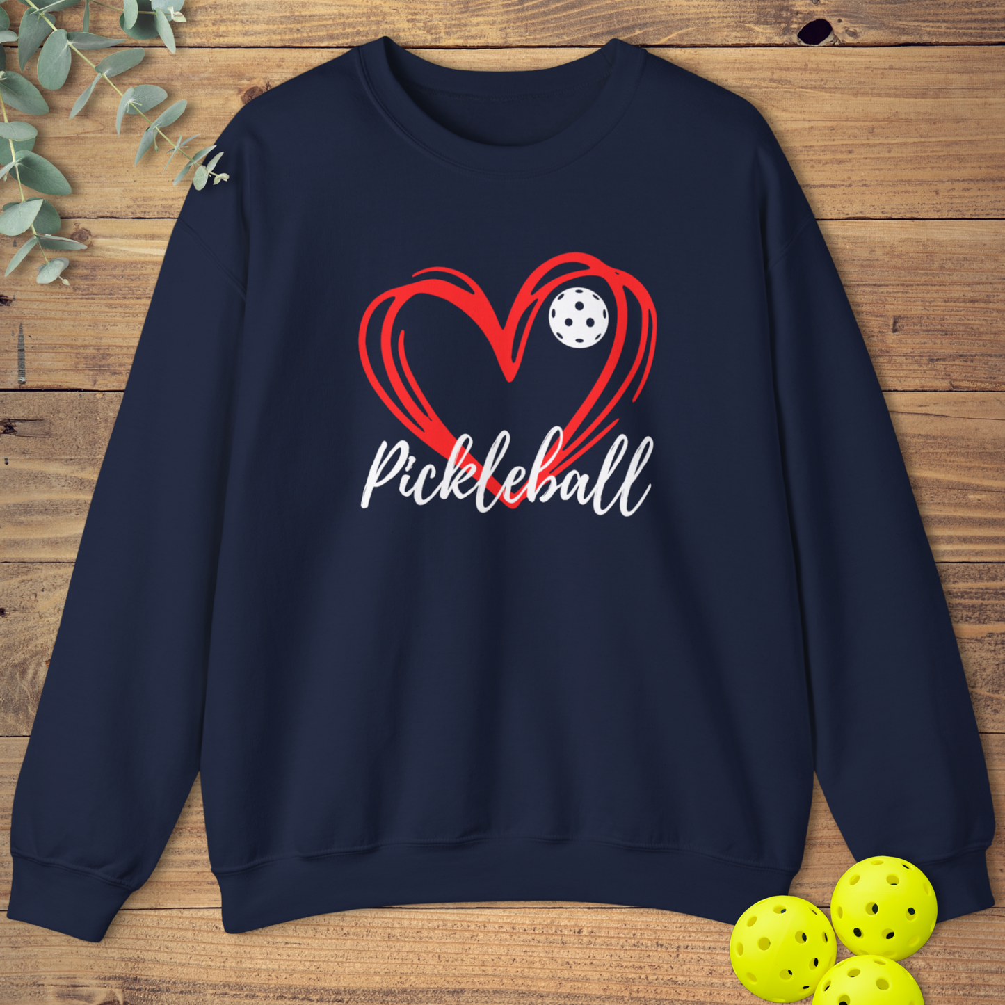 Pickleball Heart Sweatshirt