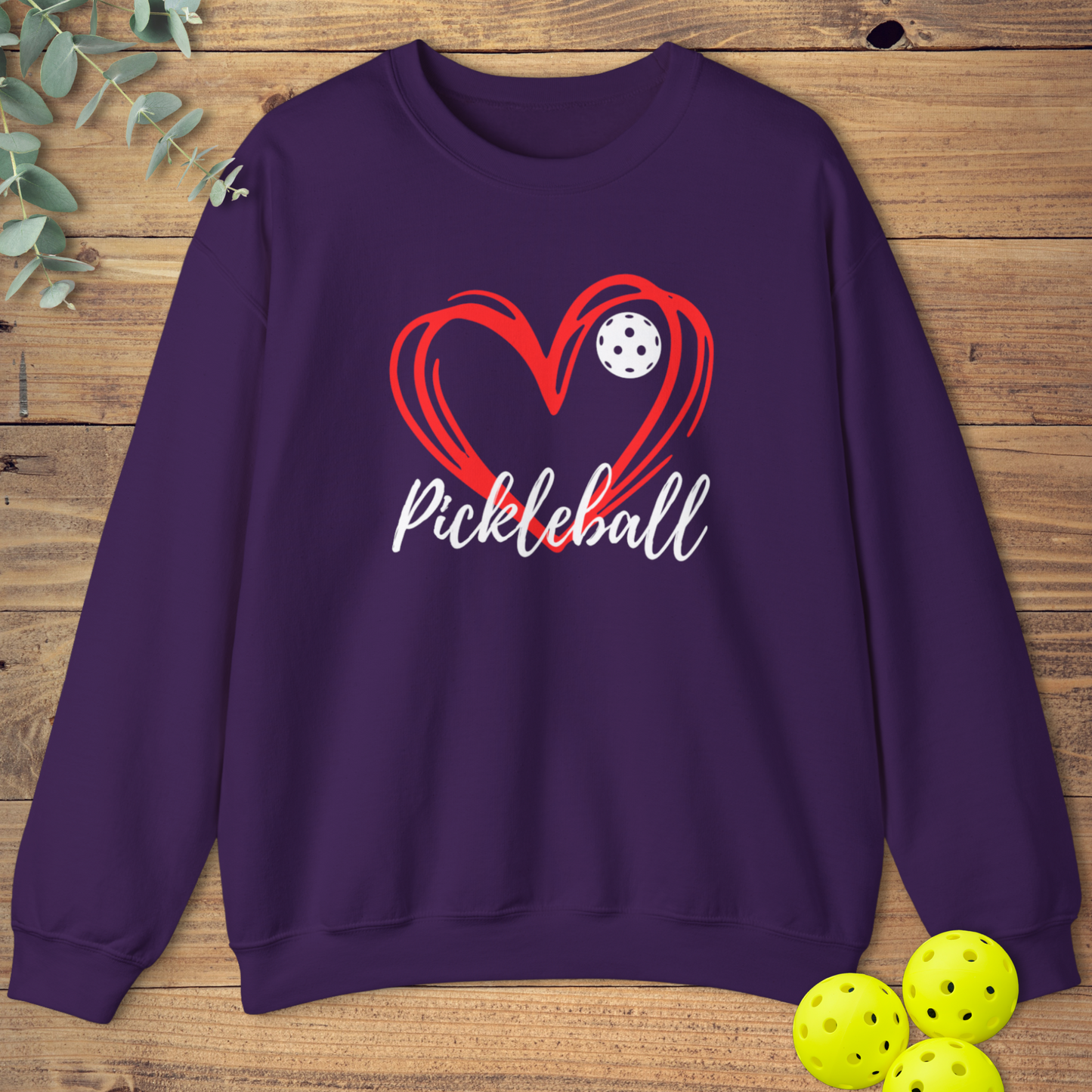 Pickleball Heart Sweatshirt