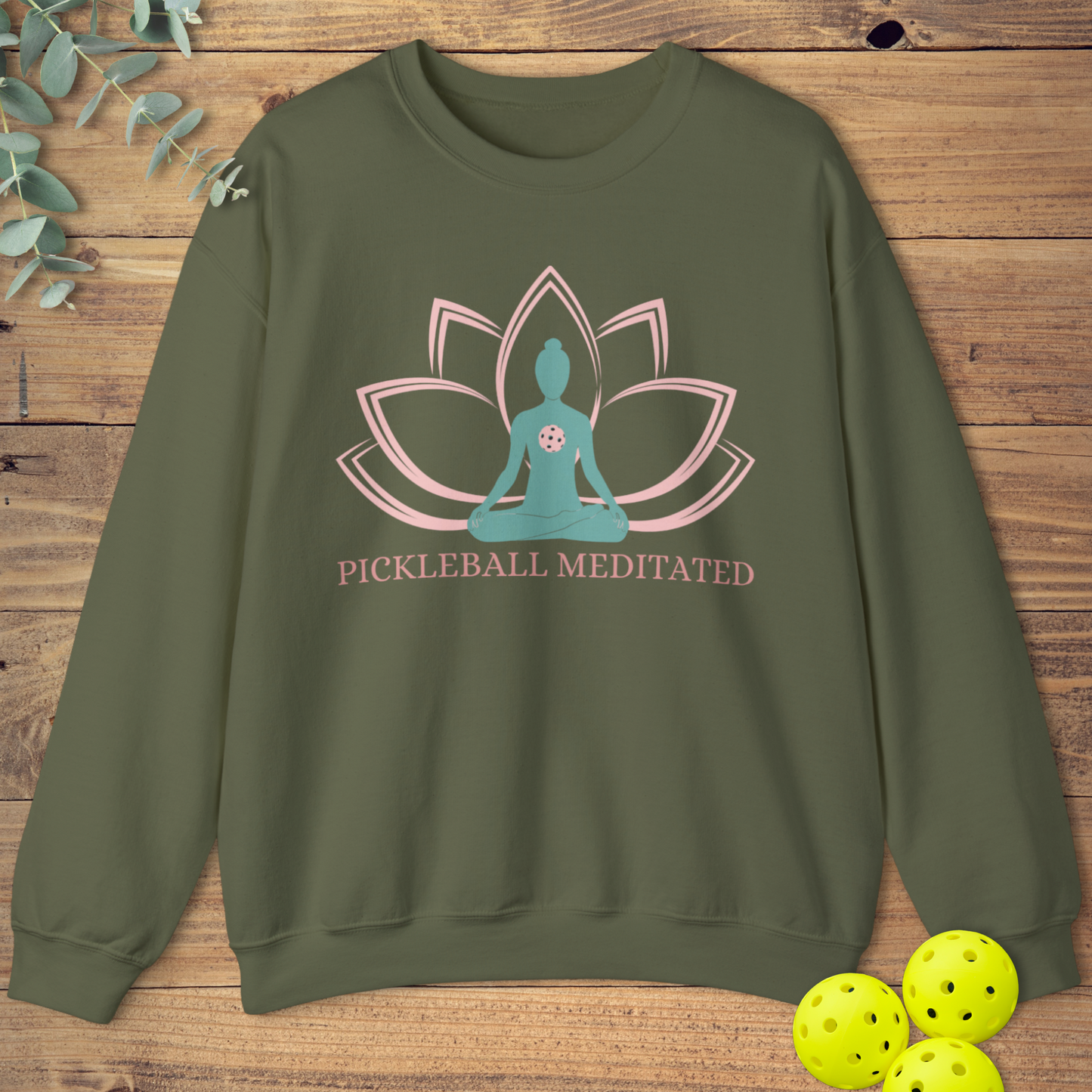Pickleball Meditated Sweatshirt