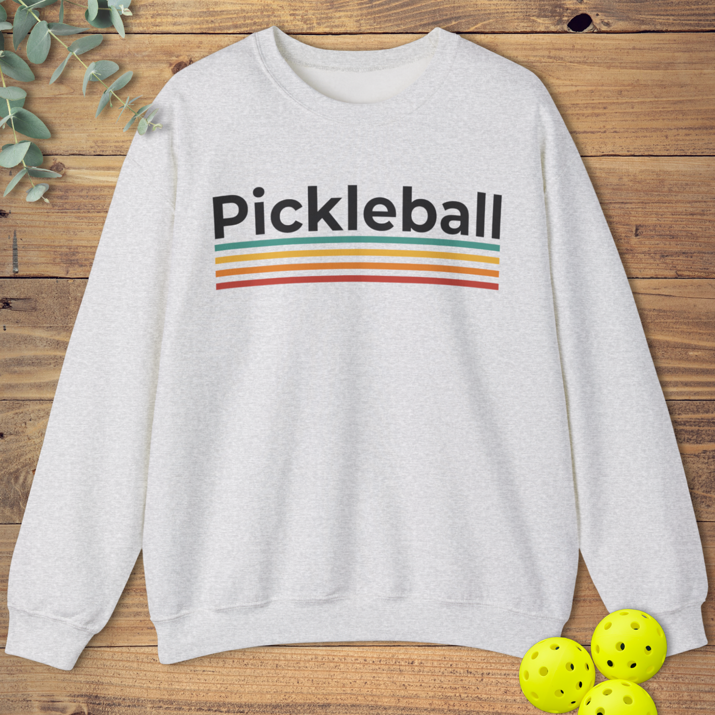 Pickleball Retro Colors Sweatshirt