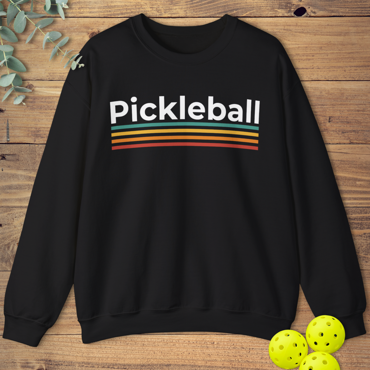 Pickleball Retro Colors Sweatshirt