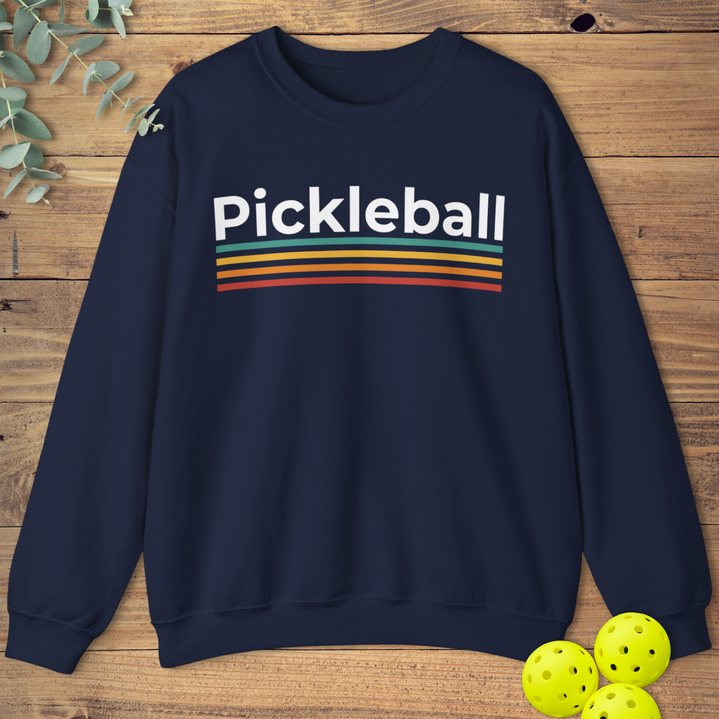 Pickleball Retro Colors Sweatshirt