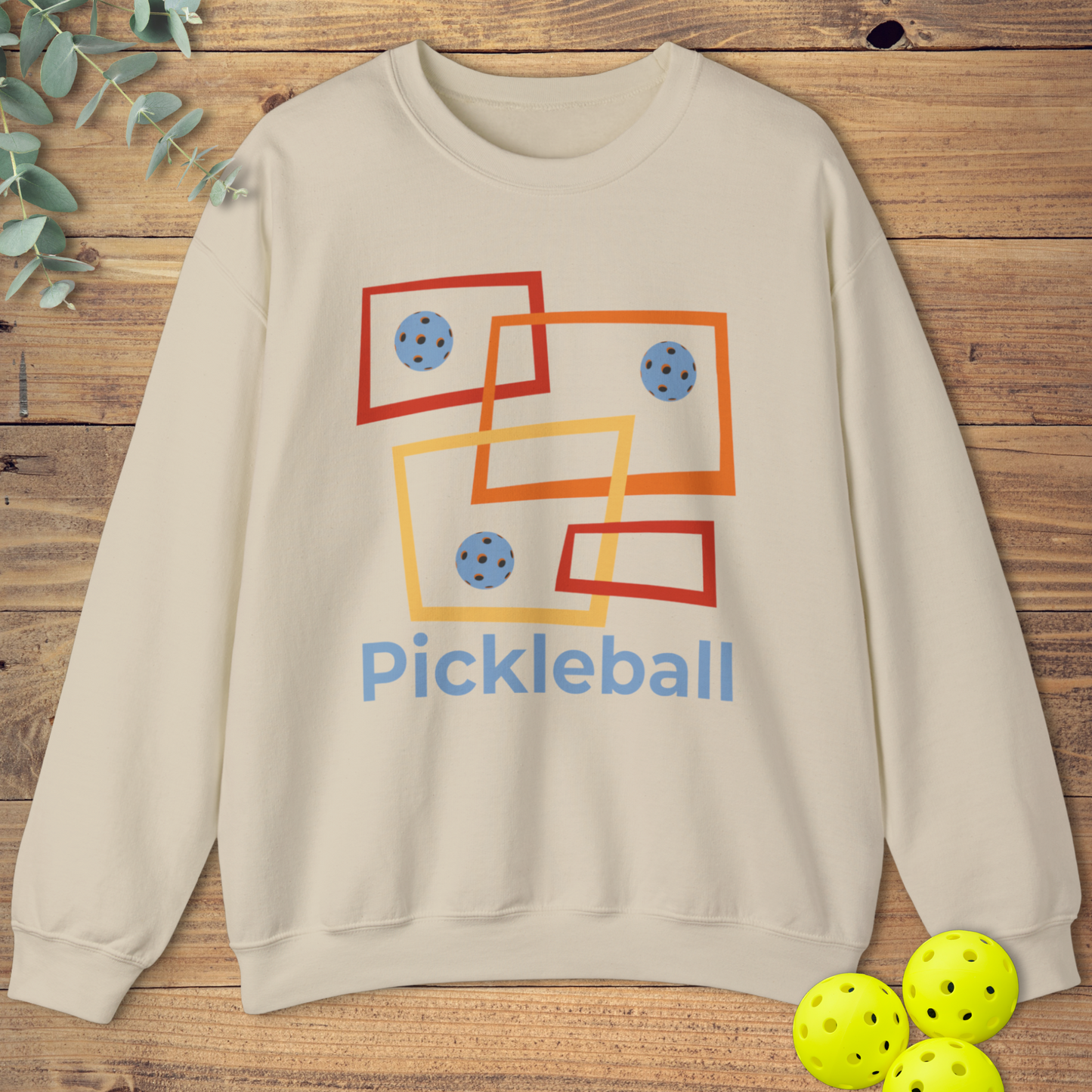 Pickleball Retro Boxes Sweatshirt