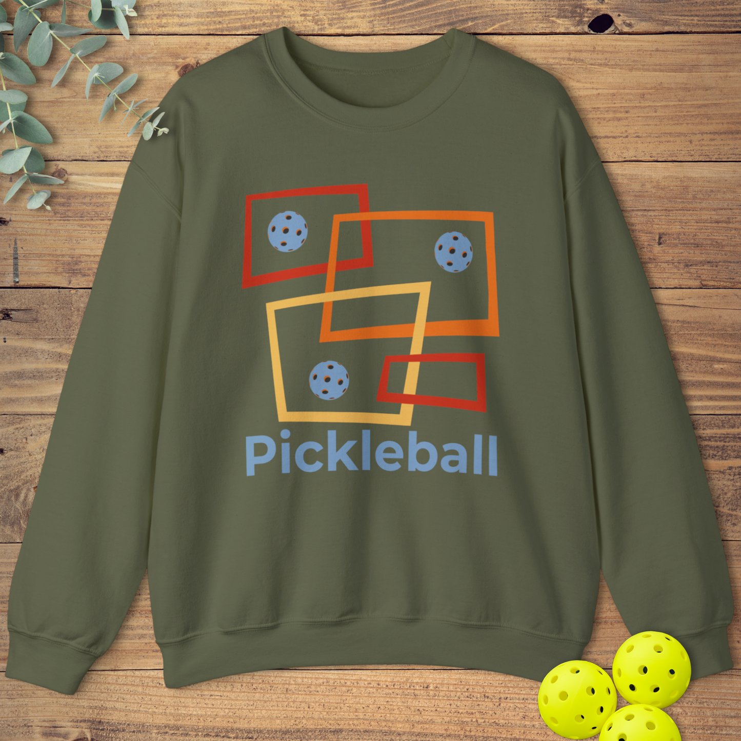 Pickleball Retro Boxes Sweatshirt