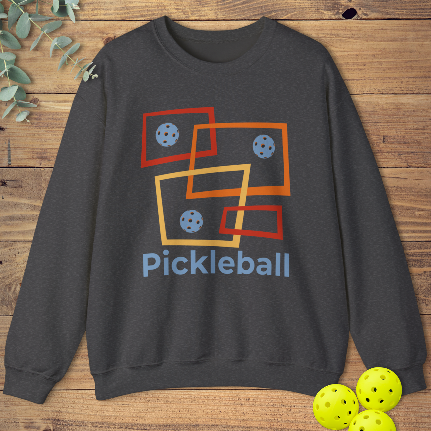 Pickleball Retro Boxes Sweatshirt