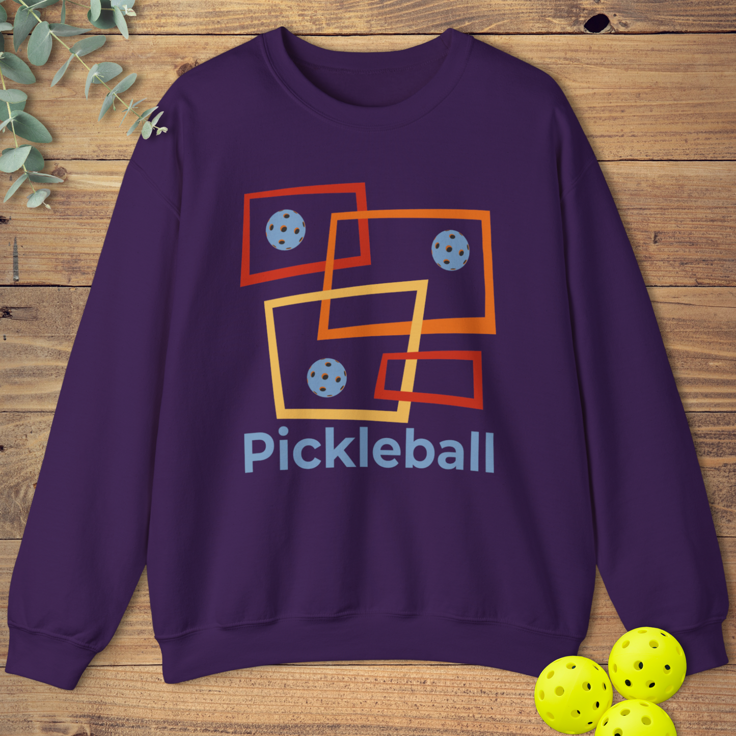 Pickleball Retro Boxes Sweatshirt