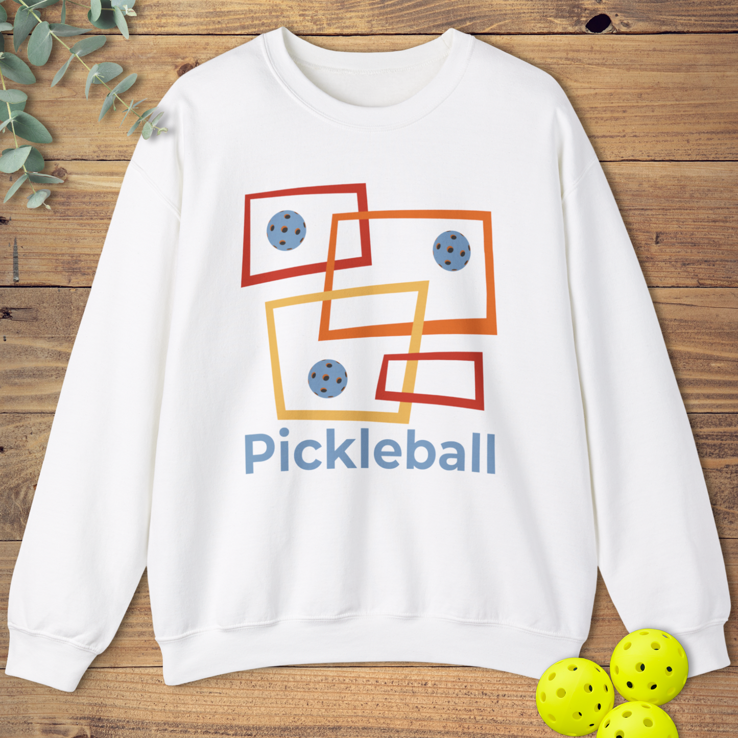 Pickleball Retro Boxes Sweatshirt