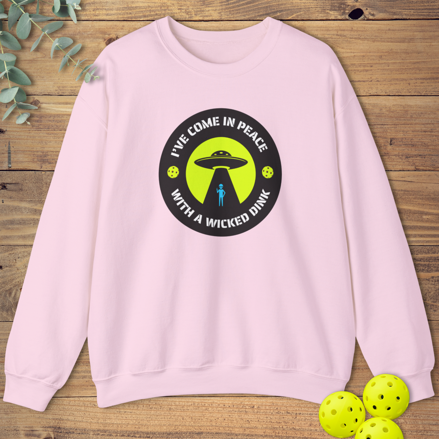 UFO Peace Pickleball Sweatshirt