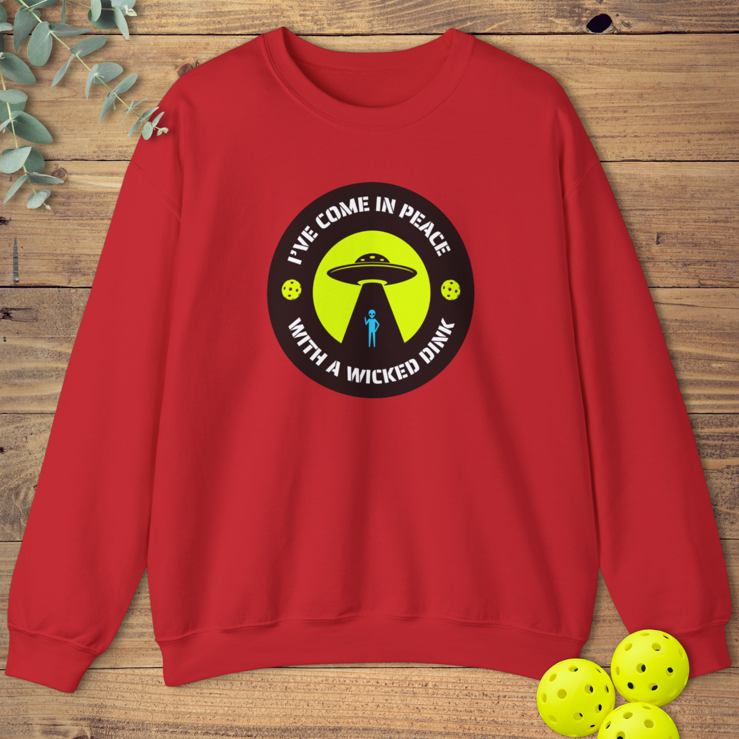 UFO Peace Pickleball Sweatshirt
