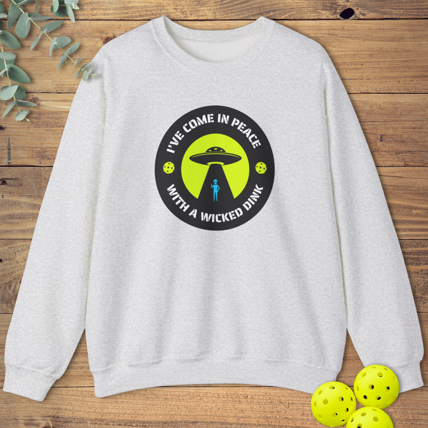 UFO Peace Pickleball Sweatshirt