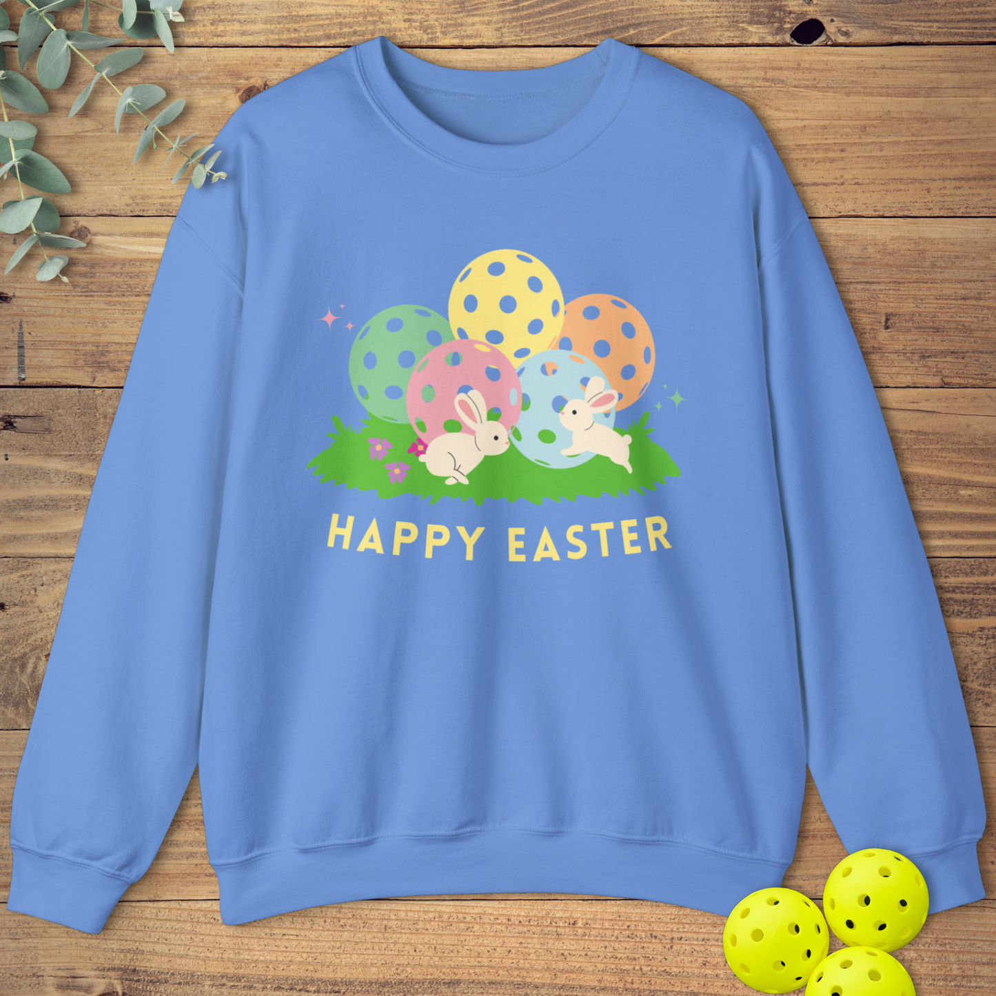 Happy Easter Pickleball Bunnies Sweatshirt