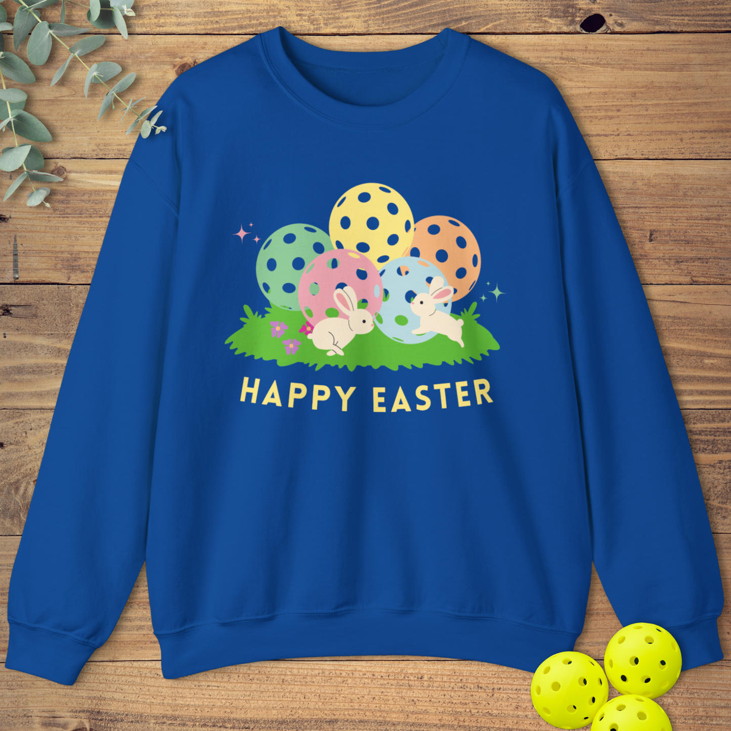 Happy Easter Pickleball Bunnies Sweatshirt