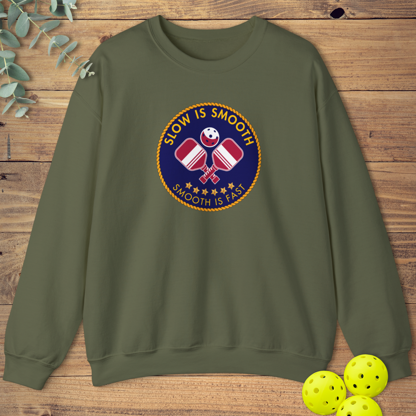 Navy Seals Pickleball Emblem Sweatshirt