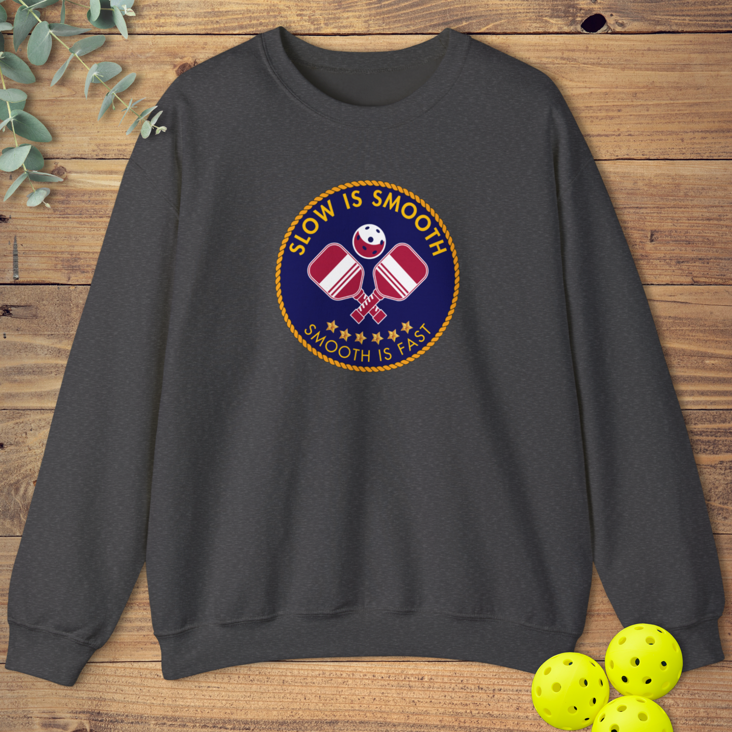 Navy Seals Pickleball Emblem Sweatshirt