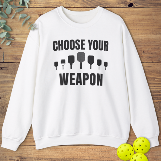 Choose You Paddle Pickleball Sweatshirt