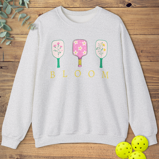 Pickleball Paddles Spring Bloom Sweatshirt