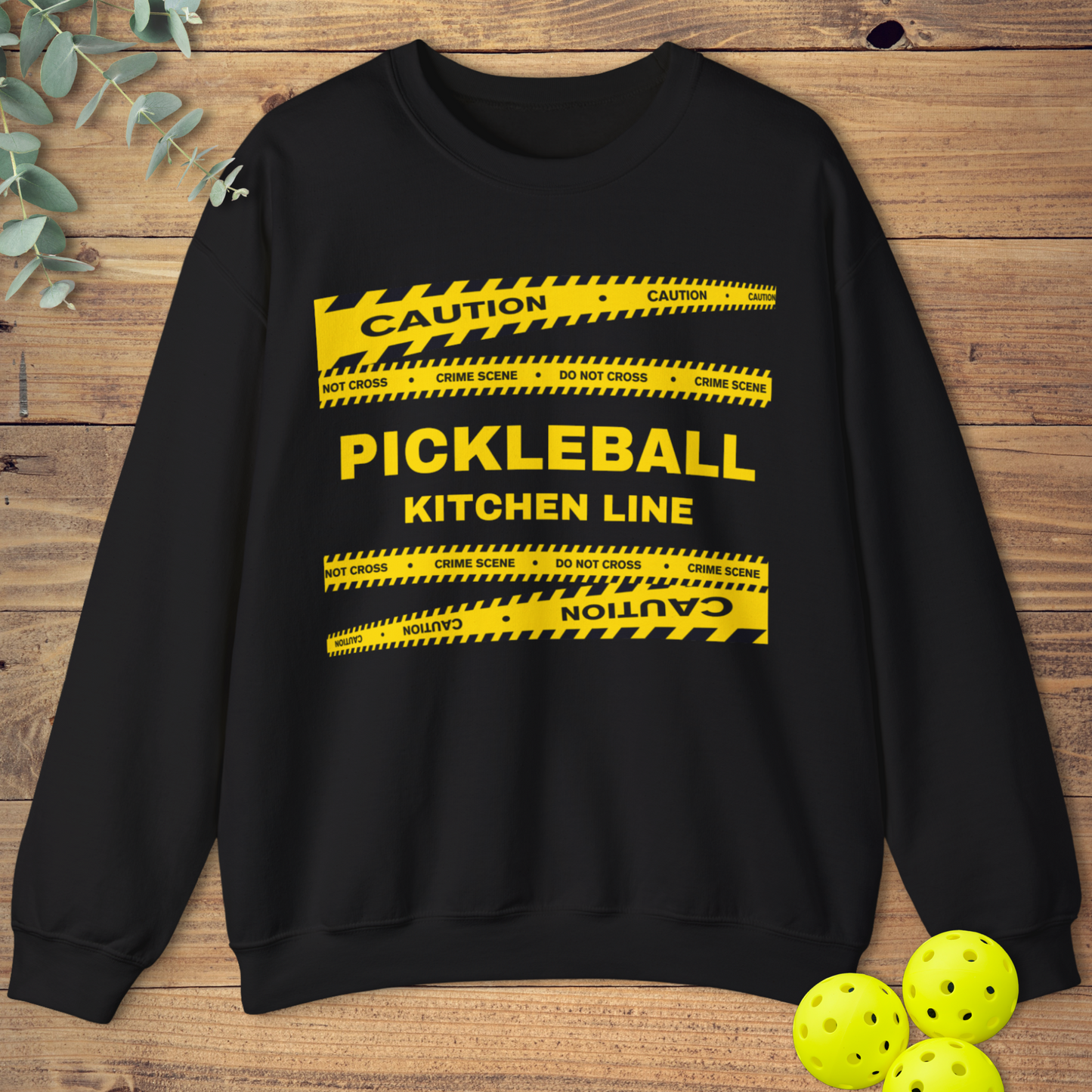 Pickleball Crime Scene Sweatshirt