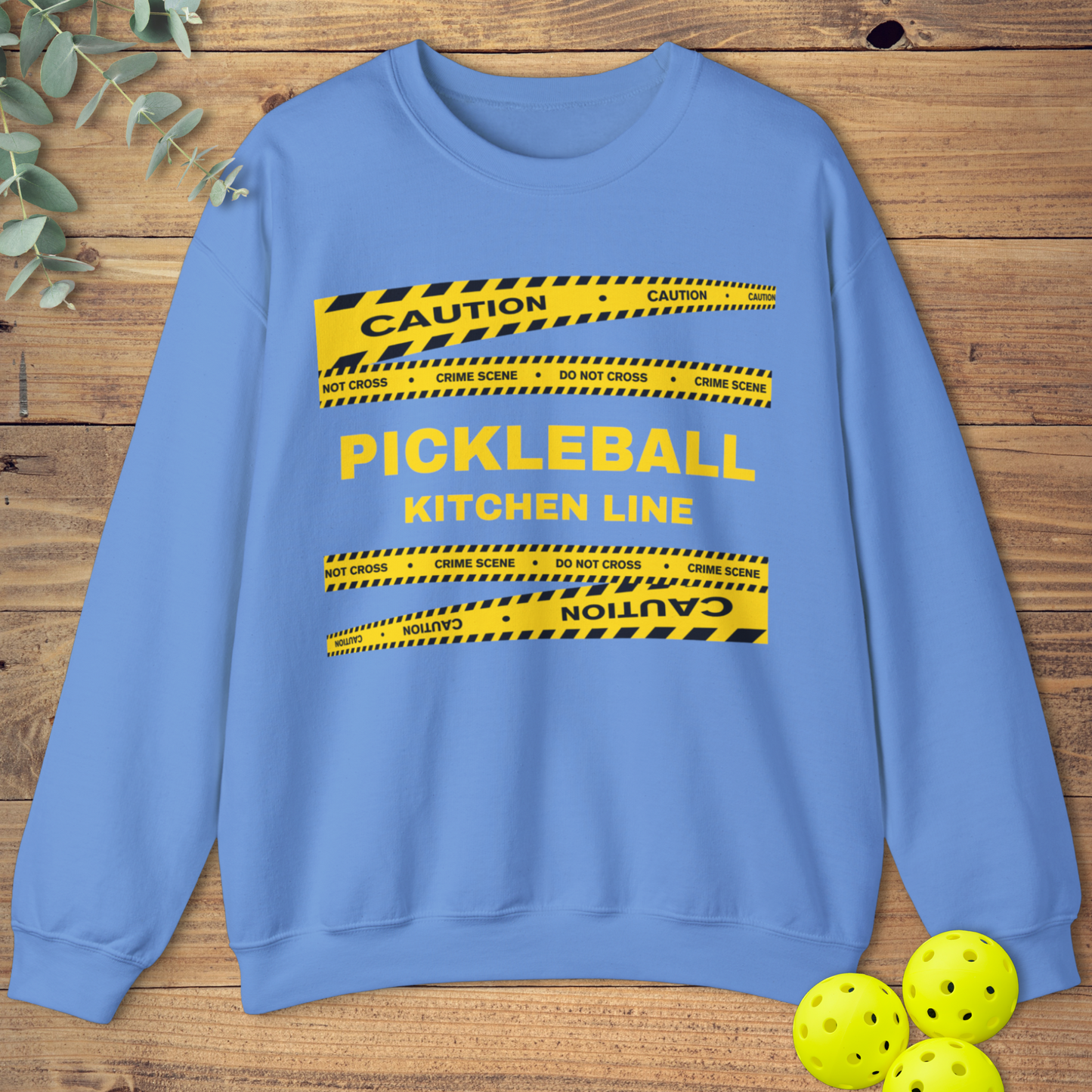 Pickleball Crime Scene Sweatshirt