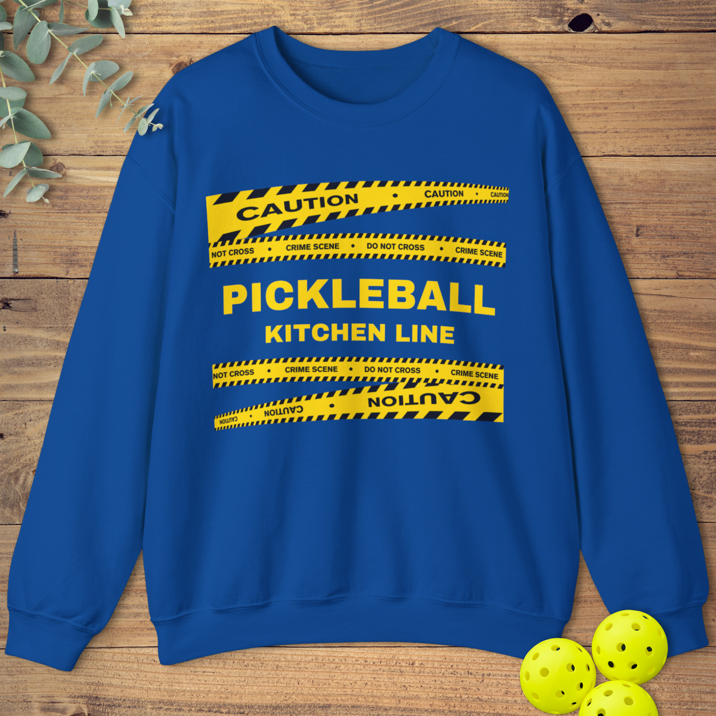 Pickleball Crime Scene Sweatshirt