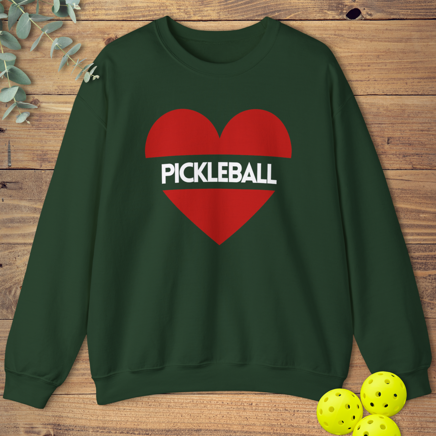 Red Pickleball Love Sweatshirt