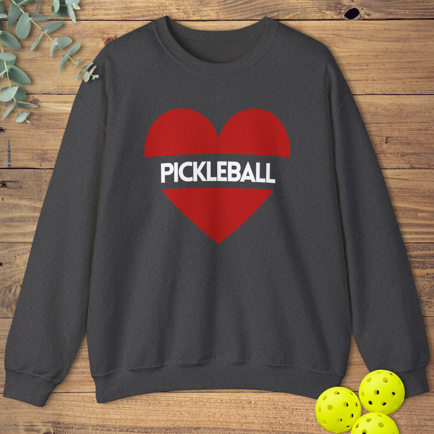 Red Pickleball Love Sweatshirt